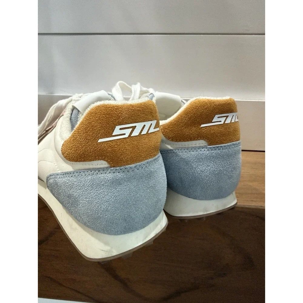 Steve Madden Torronto Retro Sneakers Women's 8 - Ivory/Light Blue/Multicolor‎